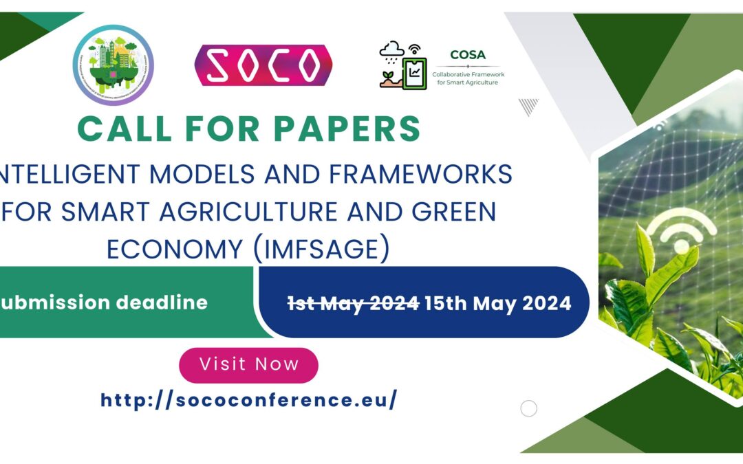 Call for Papers! – SOCO Conference Deadline Extension