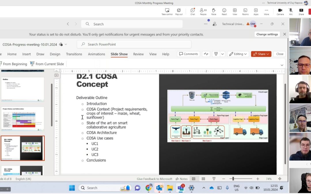 COSA Project – First Meeting of 2024