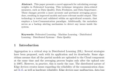 Aggregation Strategy for Federated Machine Learning Algorithm