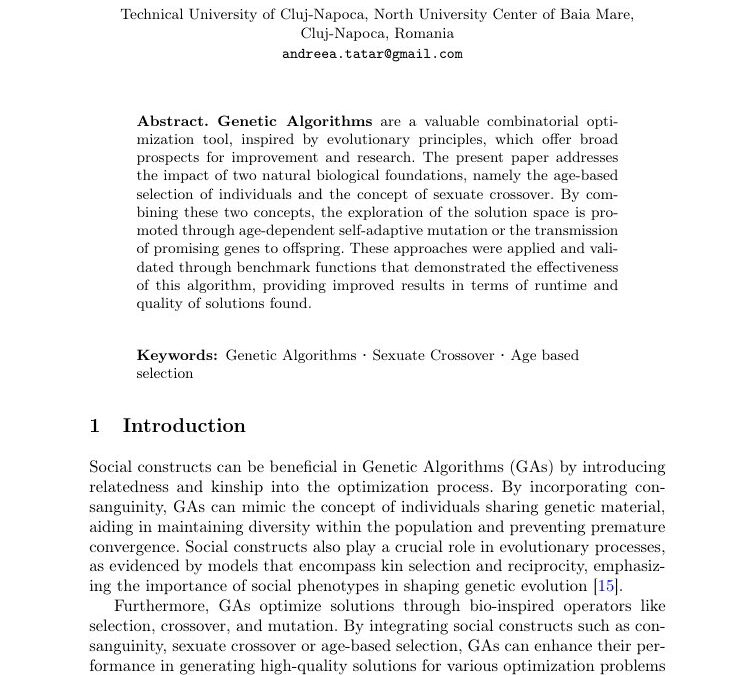 A new vision of social behavior on genetic algorithm performance