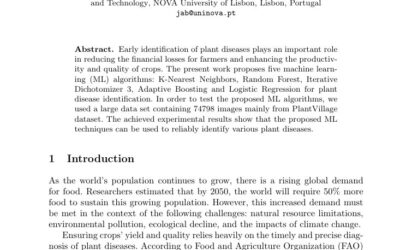 A comparative study of machine learning models for plant disease identification