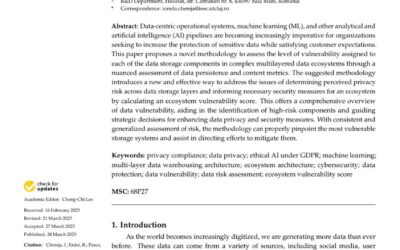 A Privacy Assessment Framework For Data Tiers In Multilayered Ecosystem Architectures