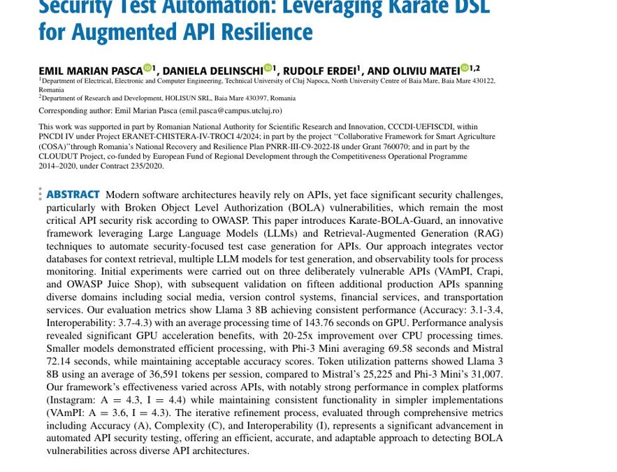 LLM-Driven, Self-Improving Framework for Security Test Automation: Leveraging Karate DSL for Augmented API Resilience