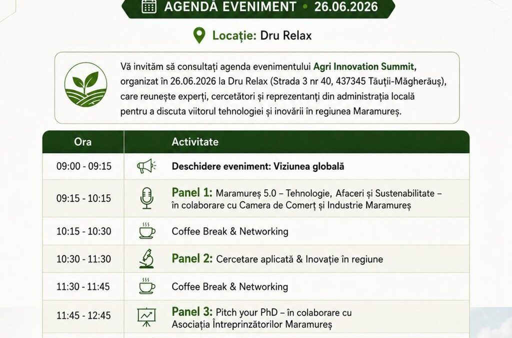 Agri Innovation Summit — COSA Closing Event at Dru Primera, 26 June 2026